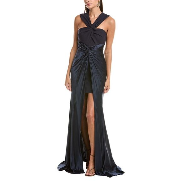 Cinq À Sept Womens  Dorit Gown, Blue - Picture 1 of 3